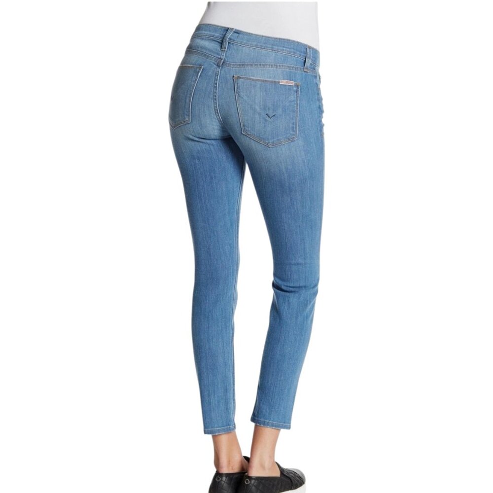 Hudson Jeans NWOT Krista Low-Rise Crop Super Skinny Distressed Status Wash - 27 - Picture 2 of 12